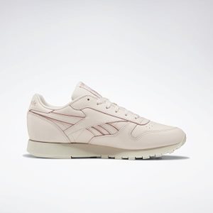 Reebok Classic Leather Turnschuhe Damen - Rosa/Weiß - DE 987-NPD